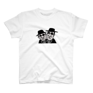  黒づくめの二人 T-Shirt