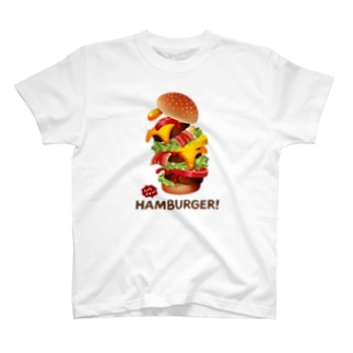 デカ盛りハンバーガー ! Regular Fit T-Shirt