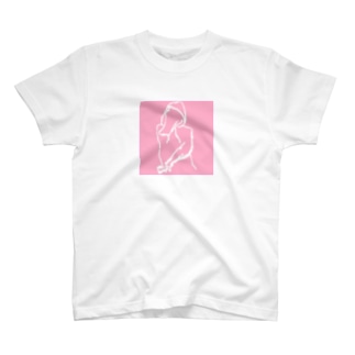 alligator frame (pink) Regular Fit T-Shirt