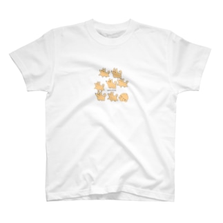 Hachikire Inari dog Regular Fit T-Shirt