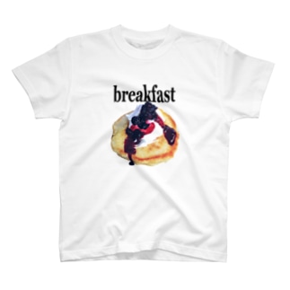 朝ごはんのパンケーキ Regular Fit T-Shirt