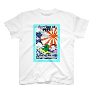 RarePepe【Surfing of PEPE】 Regular Fit T-Shirt