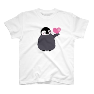 コウテイペンギン×ハート Regular Fit T-Shirt