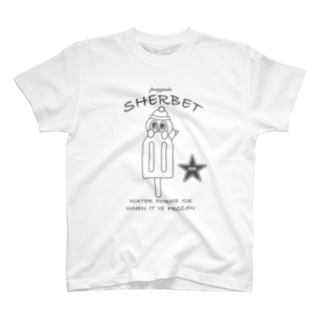 シャーベット/ブラック Regular Fit T-Shirt