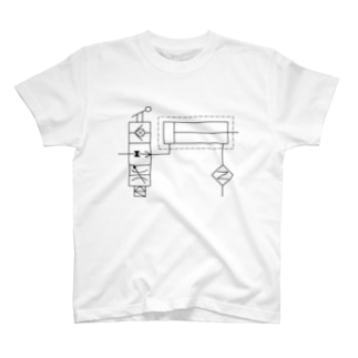 空圧回路S Regular Fit T-Shirt