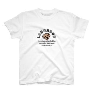 チョコラブ（ラブラドール）メッセージTシャツ Regular Fit T-Shirt