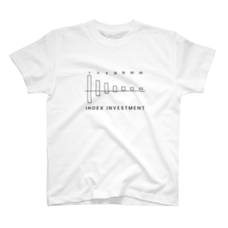インデックス投資の収益率（黒文字） Regular Fit T-Shirt