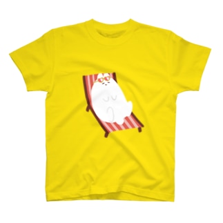 海辺の毛玉ちゃん Regular Fit T-Shirt