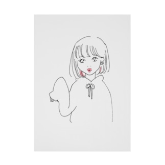 おしゃれ イラスト シンプル 吸着ポスターの通販 Suzuri スズリ