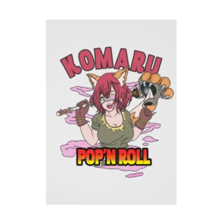 komaru×pop'n rollコラボ02 Stickable Poster
