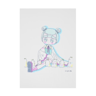女の子とポヨポヨ星人 Ningen ニンゲン Ningen Da の吸着ポスター通販 Suzuri スズリ 女の子とポヨポヨ星人 Ningen ニンゲン Ningen Da の吸着ポスター通販 Suzuri スズリ