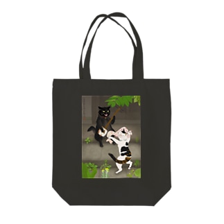 黒猫と三毛猫 Tote Bag