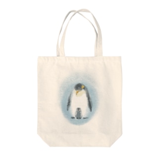 いきものイラスト（皇帝ペンギンの親子） Tote Bag