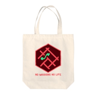 No Missions No Life（ピンク） Tote Bag