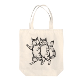 仲の良い猫 Tote Bag
