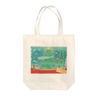 Christmas Tree Under the Water Tote Bag