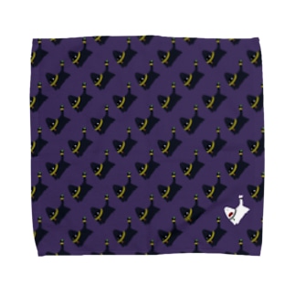 クスクス(バイオレットパターン) Towel Handkerchief