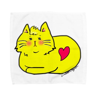 黄色い猫さん Towel Handkerchief