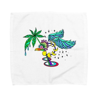 stargazer bird Towel Handkerchief