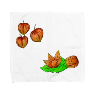 ホオズキ Towel Handkerchief
