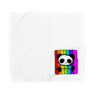 LGBT手話パンダ Towel Handkerchief