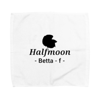 Halfmoon Betta⑤Black Towel Handkerchief