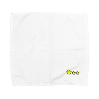 ヒヨコの親子 Towel Handkerchief