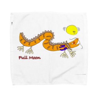 満月の龍 Towel Handkerchief