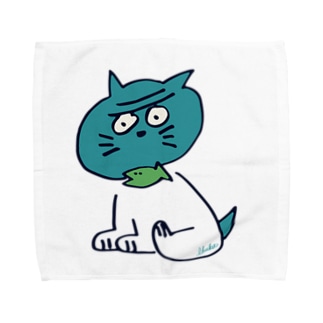 ケワシイネコ Towel Handkerchief