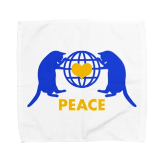 peace ウクライナカラー Towel Handkerchief