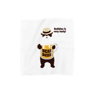 ビールベアー(ふちなしバージョン) Towel Handkerchief