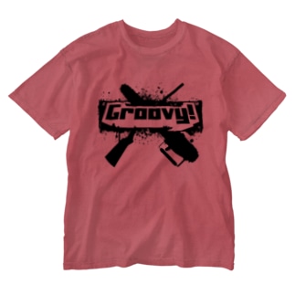 Groovy!(イカすぜ) Washed T-Shirt