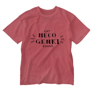 NECO GENKI Washed T-Shirt