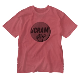SCRAM "逃げろ！" Washed T-Shirt
