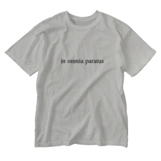 幼女戦記　in omnia paratus　ラテン語 Washed T-Shirt