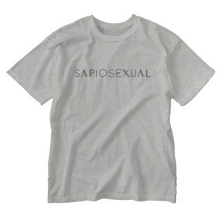 SAPIOSEXUAL　- black ver. - Washed T-Shirt
