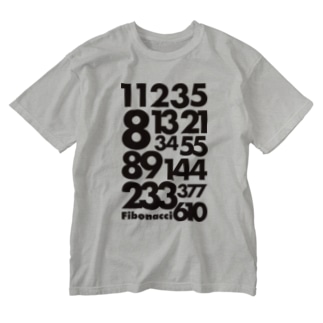 Fibonacci sequence Washed T-Shirt