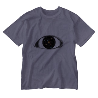 目の中に太陽系feat.冥王星 Washed T-Shirt