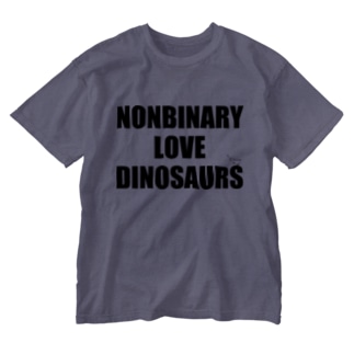 NONBINARY LOVE DINOSAURS Washed T-Shirt