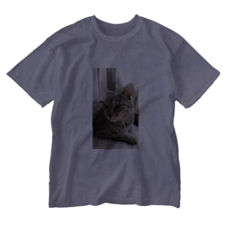 キジトラ猫ミミさん Washed T-Shirt