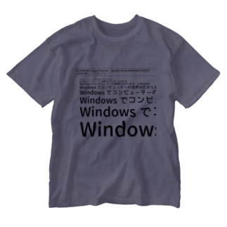 Windowsフォントプレビュー Washed T-Shirt