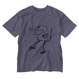 鳥だって踊るかもしれない Washed T-Shirt