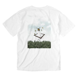 【背面】とある鹿人の夢 Washed T-Shirt