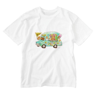 KU-MA アイスクリーム号  Washed T-Shirt