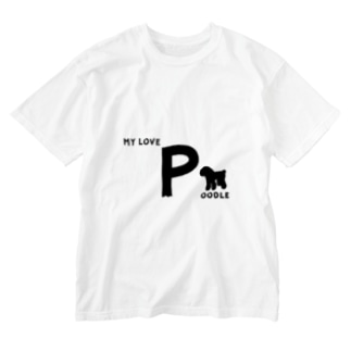 MY LOVE POODLE（プードル） Washed T-Shirt