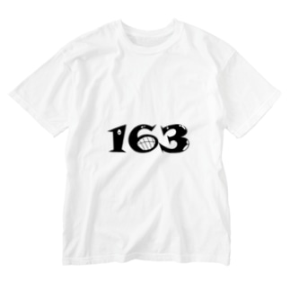 163マーク Washed T-Shirt