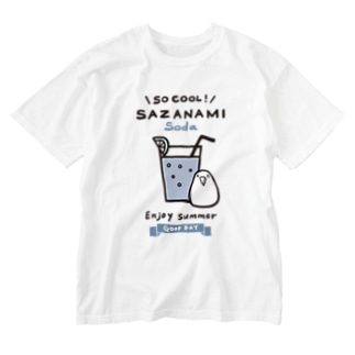 サザナミとソーダ水 Washed T-Shirt