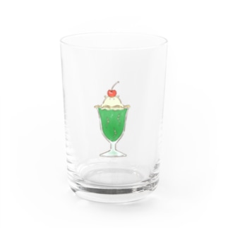 メロンクリームソーダコ Water Glass