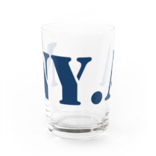 エヌワイドットエー(通称「ニャ」) ・ネイビー Water Glass
