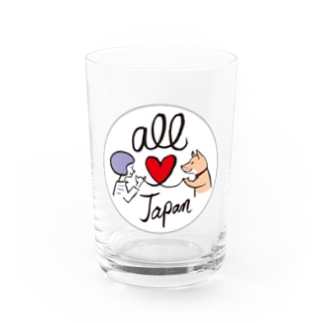 オール日本／柴犬プチ Water Glass